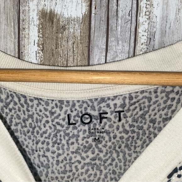 Loft Animal Print Wedge Tee - Picture 5 of 5